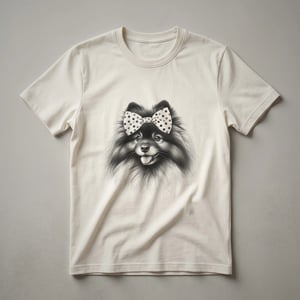 Keeshond Mom Graphic T-Shirt for Dog Lovers