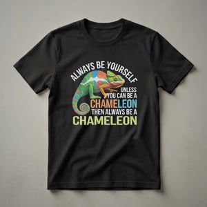 Always Be Yourself Unless You Can Be A Chameleon Graphic T-Shirt