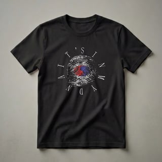 South Korea DNA Fingerprint Graphic T-Shirt for Heritage Pride