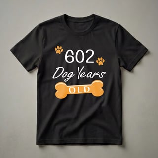 602 Dog Years Old Funny 86th Birthday Dog Lover T-Shirt