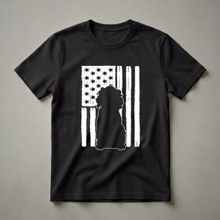 USA American Flag Boykin Spaniel Dog Lover Graphic T-Shirt