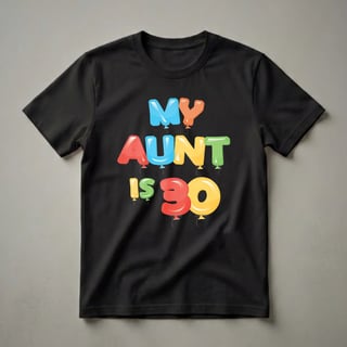 My Aunt is 30 Balloon Graphic T-Shirt for 30th Birthday
