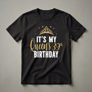 Queen's 39th Birthday Graphic T-Shirt for Women