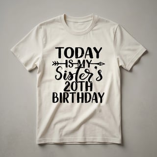 20th Birthday Queen Graphic T-Shirt for Her Milestone Celebration