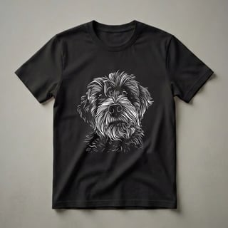 Labradoodle Face Graphic T-Shirt for Dog Lovers