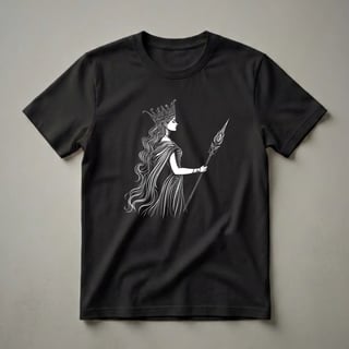 Hera Ancient Greek Goddess Regal Warrior Graphic T-Shirt for Women
