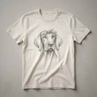 Vizsla Dog Mom Floral Graphic T-Shirt for Women