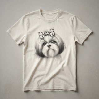 Cute Lhasa Apso Mom Dog Graphic T-Shirt for Women