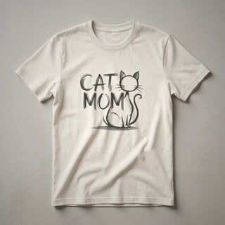 Cat Mom Graphic T-Shirt for Women Who Love Felines