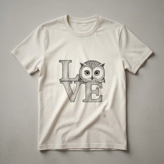 Great Horned Owl Vintage Drawing T-Shirt for Bird Lovers