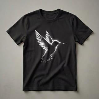 Striking Hummingbird Graphic T-Shirt for Nature Lovers