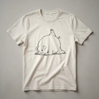 Funny Pig Doing Yoga Pose Graphic T-Shirt for Kids