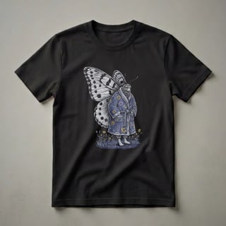 Sleepy Butterfly Pajama Graphic T-Shirt for Pajama Lovers