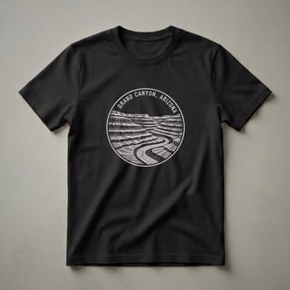 Vintage Grand Canyon National Park Arizona Sketch Graphic T-Shirt