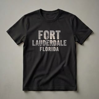 Retro Fort Lauderdale Florida Lighthouse Graphic T-Shirt