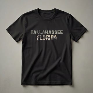 Retro Tallahassee Florida Swamp Landscape Graphic T-Shirt