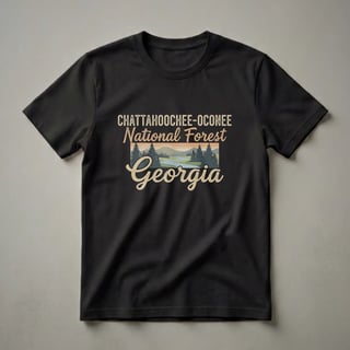 Retro Chattahoochee-Oconee National Forest Georgia Graphic T-Shirt
