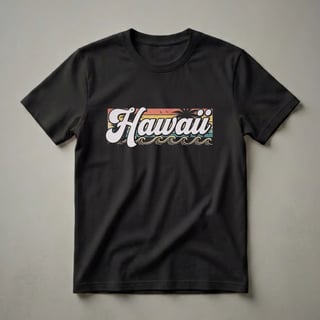 Retro Hawaii Sunset Palm Tree Graphic T-Shirt for Island Lovers