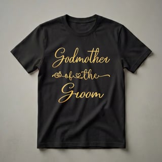 Godmother Of The Groom Wedding Party Role T-Shirt