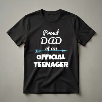 Proud Dad of an Official Teenager 13th Birthday T-Shirt