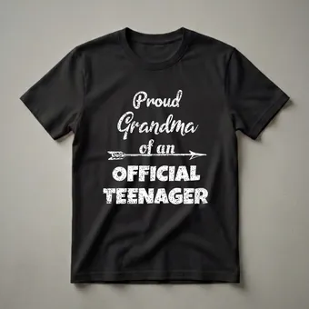 Proud Grandma of an Official Teenager 13th Birthday T-Shirt