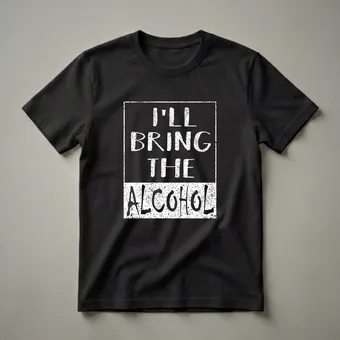 I'll Bring The Alcohol Funny Bachelor Party Graphic T-Shirt