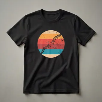Vintage Albatross Retro Sunset Graphic T-Shirt for Bird Lovers