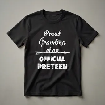 Proud Grandma of an Official Preteen 12th Birthday T-Shirt