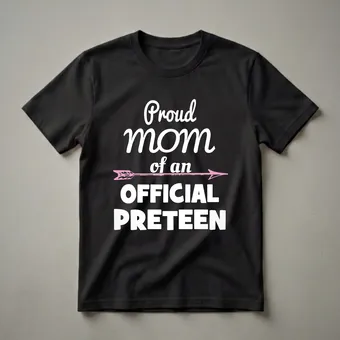 Proud Mom of an Official Preteen 12th Birthday T-Shirt