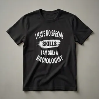 Funny Radiologist Shirt: I Have No Special Skills Tee