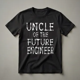 Uncle of the Future Engineer Mechanic Tool Graphic T-Shirt