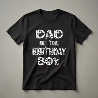 Dad Of The Birthday Boy Under the Sea Graphic T-Shirt