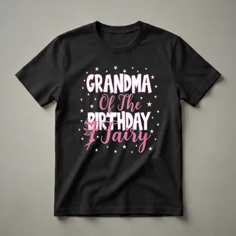 Grandma Of The Birthday Fairy Princess T-Shirt