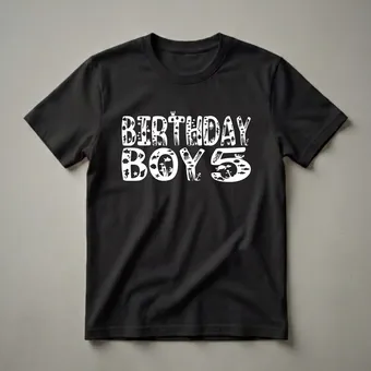 5th Birthday Boy Under the Sea Graphic T-Shirt for Boys