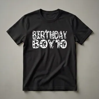 10th Birthday Boy Ocean Marine Life Graphic T-Shirt
