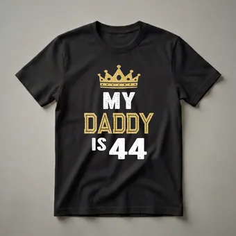My Daddy is 44 Years Old 44th Birthday Dad T-Shirt