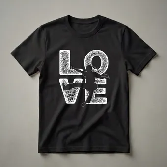 Wushu Love Graphic T-Shirt for Martial Arts Enthusiasts