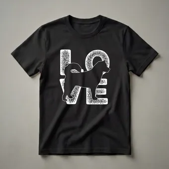 I Love My Alaskan Malamute Graphic T-Shirt for Dog Lovers