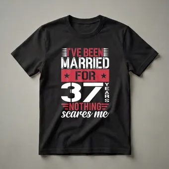 37th Wedding Anniversary Married For 37 Years Nothing Scares Me