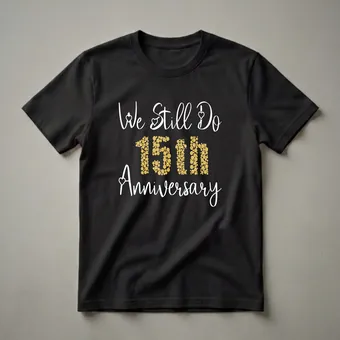 We Still Do 15th Anniversary Shirt for Couples Celebrating 15 Years