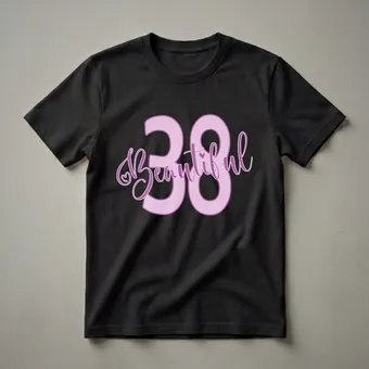 Beautiful 38th Birthday Queen Graphic T-Shirt for Women
