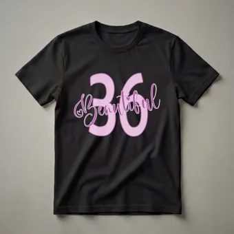 Beautiful 36th Birthday Queen Graphic T-Shirt for Women