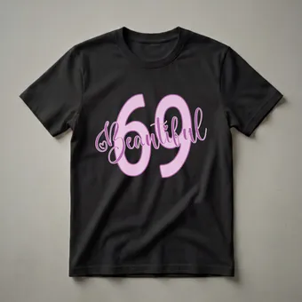 Beautiful 69th Birthday Queen Graphic T-Shirt for Women