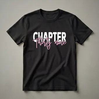 Chapter Thirty Nine 39th Birthday Graphic T-Shirt for Women