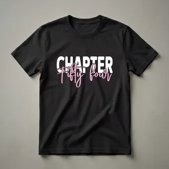 Chapter Fifty Four 54th Birthday T-Shirt for Women