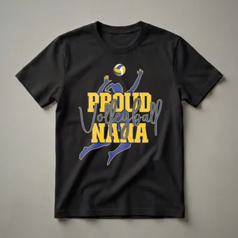 Proud Volleyball Nana Graphic T-Shirt for Supportive Grandmothers