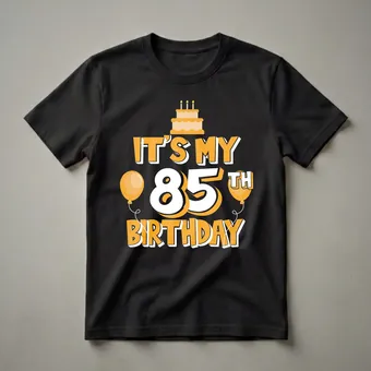 It's My 85th Birthday Celebration Graphic T-Shirt for Him or Her