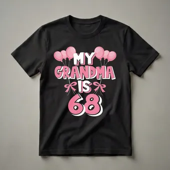 My Grandma Is 68 - 68th Birthday Celebration T-Shirt