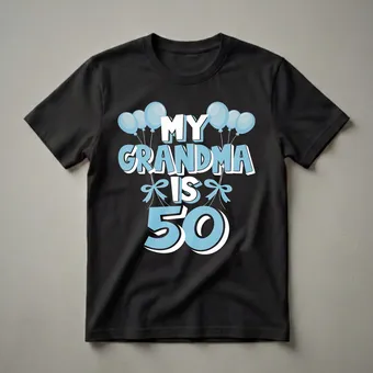My Grandma Is 50 Years Old Nanny 50th Birthday T-Shirt