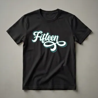 Fifteen Years Old Birthday Graphic T-Shirt for Boys and Girls